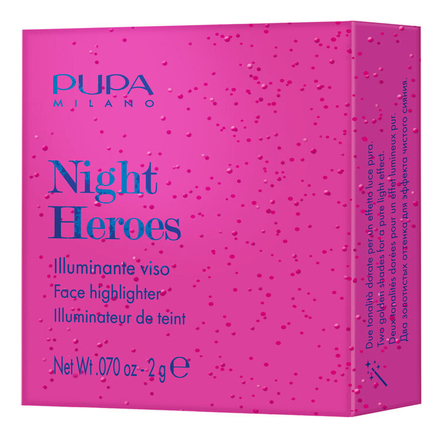 PUPA Milano Хайлайтер для лица Night Heroes 2г