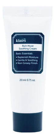 Dear, Klairs Успокаивающий крем для лица Rich Moist Soothing Cream