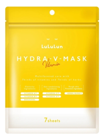 LuLuLun Тканевая маска для лица с витаминами Hydra-V-Mask