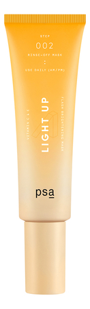 PSA Осветляющая флэш-маска для лица с витаминами Light Up Vitamin C & E Flash Brightening Mask 50мл