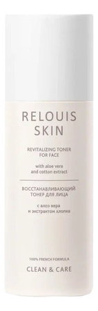 RELOUIS Восстанавливающий тонер для лица с экстрактом алоэ вера и хлопка Skin Clean & Care 150мл