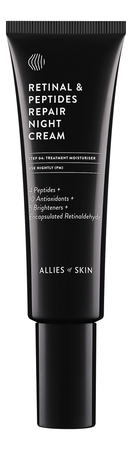 Allies of Skin Ночной восстанавливающий пептидный крем для лица с ретиналем Retinal & Peptides Repair Night Cream 50мл