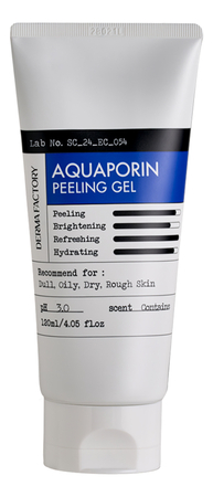 Derma Factory Увлажняющий гель-скатка для лица Aquaporin Peeling Gel 120мл