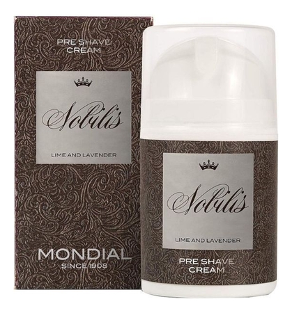 Mondial Крем до бритья Nobilis Pre Shave Cream 50мл (лайм и лаванда)