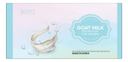 Jigott Мыло-скраб для лица и тела с экстрактом козьего молока Goat Milk Peeling Soap 150г