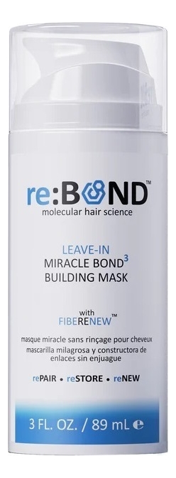 

Восстанавливающая маска для волос Leave-In Miracle Bond3 Building Mask: Маска 89мл, Восстанавливающая маска для волос Leave-In Miracle Bond3 Building Mask