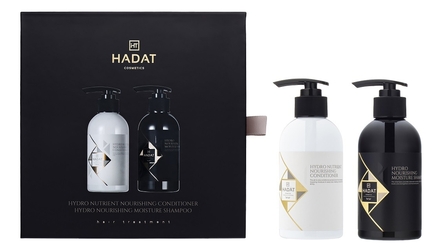 HADAT Cosmetics Набор для волос (шампунь Hydro Nourishing Moisture Shampoo 250мл + кондиционер Hydro Nutrient Nourishing Conditioner 250мл)