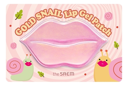 The Saem Маска-патч для губ с экстрактом муцина улитки Gold Snail Lip Gel Patch 10г