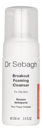 Dr. Sebagh Очищающая пенка для жирной кожи лица и кожи с акне Breakout Foaming Cleanser 100мл