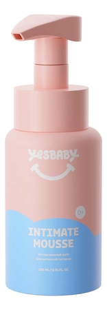 YESBABY Экстра-нежный мусс для интимной гигиены Intimate Mousse 200мл