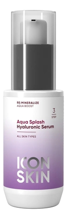 ICON SKIN Увлажняющая сыворотка для лица Re:Mineralize Aqua Splash Serum 30мл