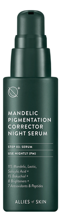 Allies of Skin Обновляющая ночная сыворотка для лица с миндальной кислотой Mandelic Pigmentation Corrector Night Serum