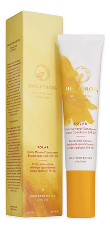 HOLIFROG Минеральный солнцезащитный крем для лица Solar Daily Mineral Sunscreen SPF30 60мл