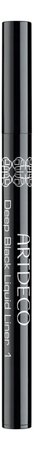 ARTDECO Подводка-фломастер для век Deep Black Liquid Liner 0,38мл