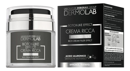 Deborah Milano Насыщенный антивозрастной крем-филлер для лица Dermolab Botox-Like Effect Rich Cream Filler Effect 50мл