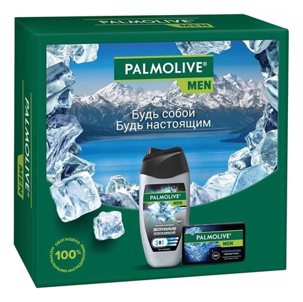 Palmolive Набор для тела Men (гель Арктический ветер 250мл + мыло Северный океан 90г)