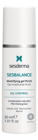 Sesderma Себорегулирующий гель для лица Sesbalance Mattifying Gel Plus 30мл