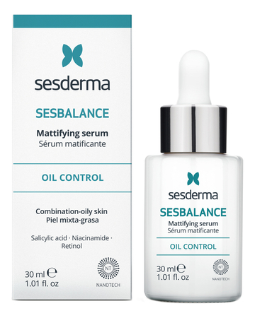 Sesderma Себорегулирующая сыворотка для лица Sesbalance Mattifying Serum 30мл