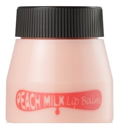 Welcos Бальзам для губ c экстрактом персика Kwailnara Peach Milk Lip Balm 10мл