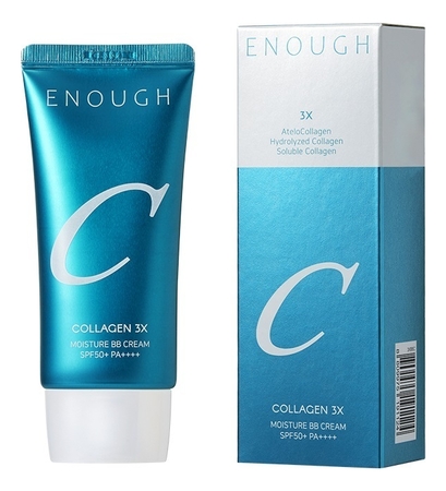 Enough BB крем для лица с коллагеном Collagen 3X Moisture Cream SPF50+ PA++++ 50г