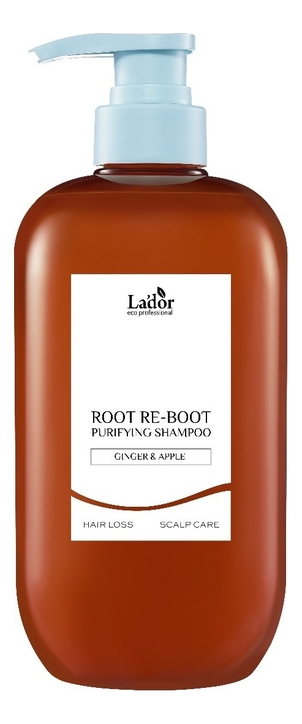 Шампунь с экстрактом стволовых клеток яблока и корня имбиря Root Re-Boot Purifying Shampoo