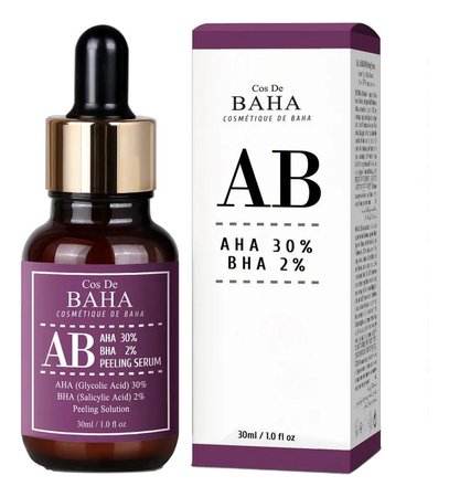 Cos De Baha Сыворотка для лица отшелушивающая AHA BHA AB Peeling Serum 30мл