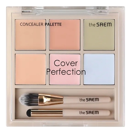 The Saem Консилер для лица Cover Perfection Concealer Palette Cover & Light 12г