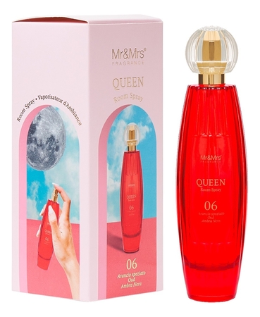 Mr & Mrs Fragrance Интерьерные духи Queen 06 100мл (цитрусовые цукаты, уд, черная амбра)