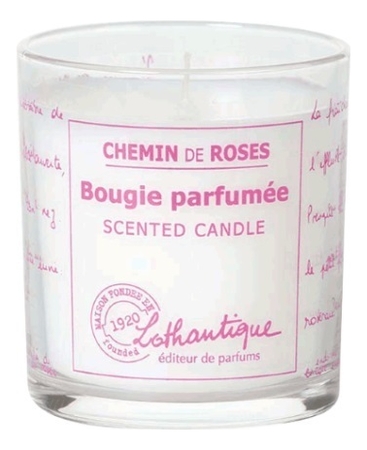 Lothantique Ароматическая свеча Розовый сад Chemin De Roses Candle 140г