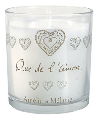 Amelie et Melanie Ароматическая свеча Только любовь Que De L'amour Candle 140г