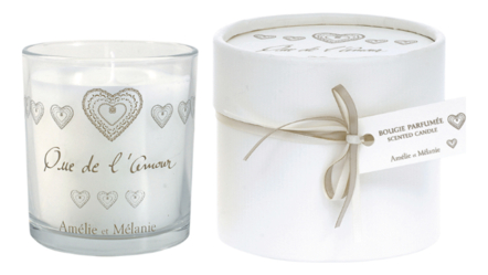 Amelie et Melanie Ароматическая свеча Только любовь Que De L'amour Candle 140г