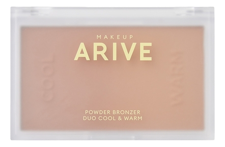 Arive Makeup Бронзирующая пудра для лица Powder Bronzer Duo Cool & Warm 18г