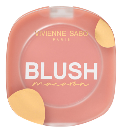 Vivienne Sabo Матовые румяна для лица Blush Macaron 4,1г 