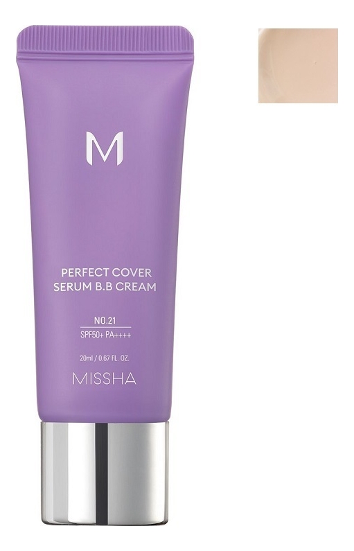 

Тональный крем с антивозрастной сывороткой для сияния кожи M Perfect Cover Serum BB Cream SPF50+ PA++++ 20мл: 25 Warm Beige, Тональный крем с антивозрастной сывороткой для сияния кожи M Perfect Cover Serum BB Cream SPF50+ PA++++ 20мл