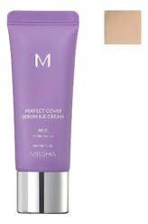 Тональный крем с антивозрастной сывороткой для сияния кожи M Perfect Cover Serum BB Cream SPF50+ PA++++ 20мл