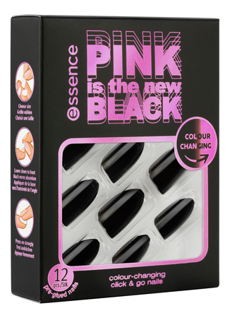 essence Накладные ногти меняющие цвет Pink Is The New Black