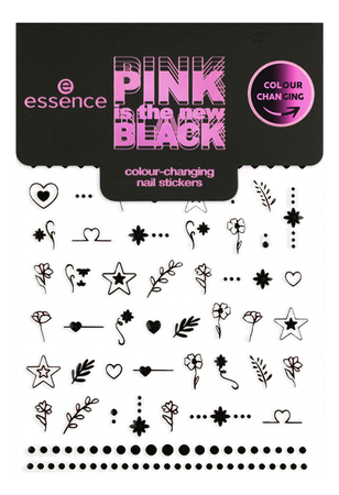 essence Стикеры для ногтей меняющие цвет Pink Is The New Black