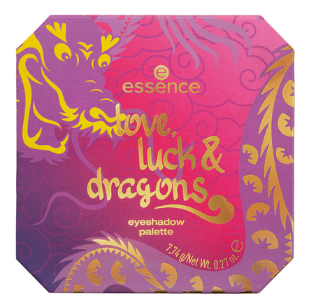 essence Палетка теней для век Love Luck & Dragons Eyeshadow Palette 7,8г