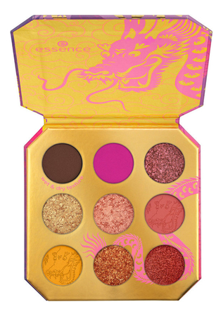 essence Палетка теней для век Love Luck & Dragons Eyeshadow Palette 7,8г