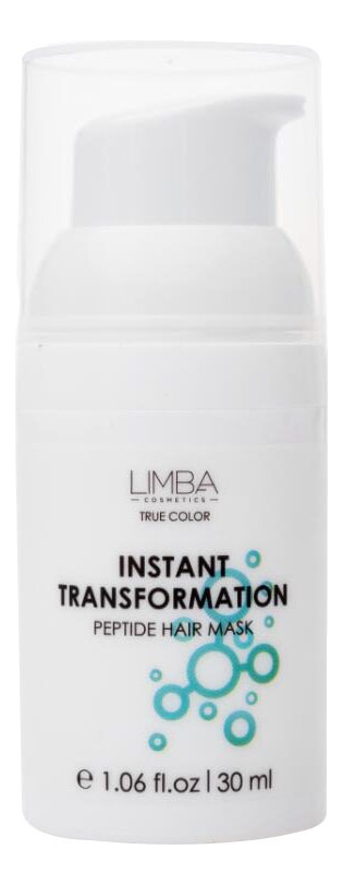 

Пептидная маска экспресс-восстановление для волос Instant Transformation Peptide Hair Mask: Маска 30мл, Пептидная маска экспресс-восстановление для волос Instant Transformation Peptide Hair Mask