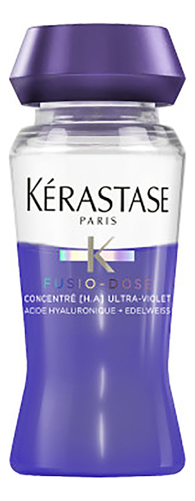 Концентрат для нейтрализации желтизны осветленных волос Fusio-Dose Concentre Ultra-Violet 10*12мл