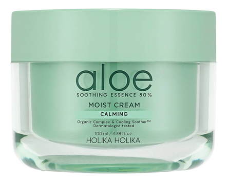 Holika Holika Увлажняющий крем для лица Aloe Soothing Essence 80% Moist Cream