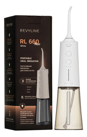 Revyline Портативный ирригатор для полости рта White RL 660