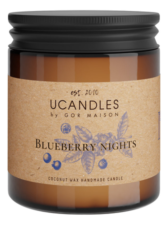 Ucandles Ароматическая свеча Blueberry Nights Chez Maman 190г