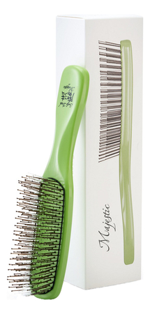 Majestic Расческа для ослабленных волос Scalp Brush Greenery