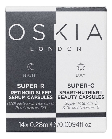 OSKIA Набор для лица Capsules Duo 14*0,28мл (сыворотка Super-C + сыворотка Super-R)