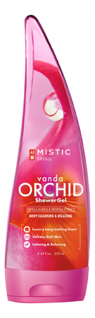 MISTIC Гель для душа с экстрактами центеллы и зеленого чая Vanda Orchid Shower Gel 250мл 