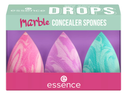 essence Набор спонжей для консилера My Artsy Drops Marble Concealer Sponges 3шт