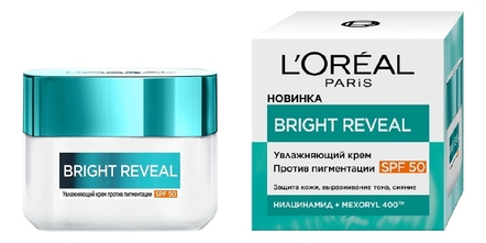 L'oreal Крем для лица против пигментации Ниацинамид Bright Reveal SPF50+ 50мл