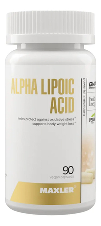 Maxler Биологически активная добавка к пище Альфа-липоевая кислота Alpha Lipoic Acid 100mg 90 капсул